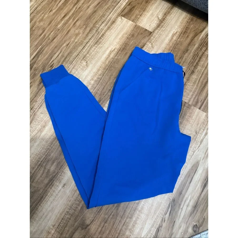 Figs Men’s Tansen Jogger Scrub Pants Royal Blue Size Medium Tall